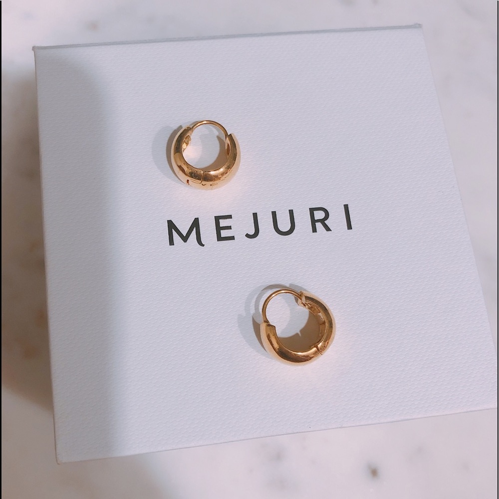 Yellow Gold Wide Hoops